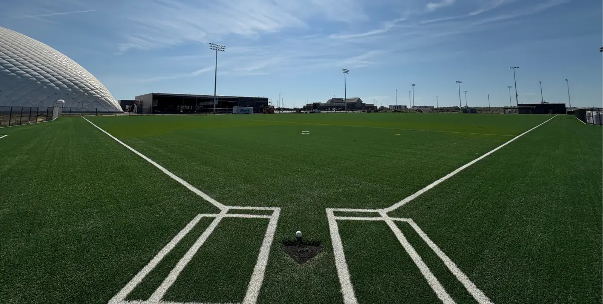 scheels sports park world's largest dome outside baseball field